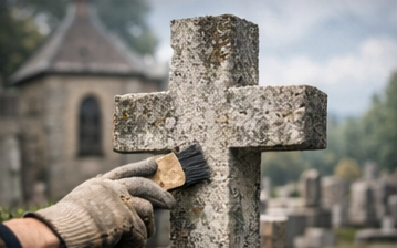 Nettoyage d'une croix